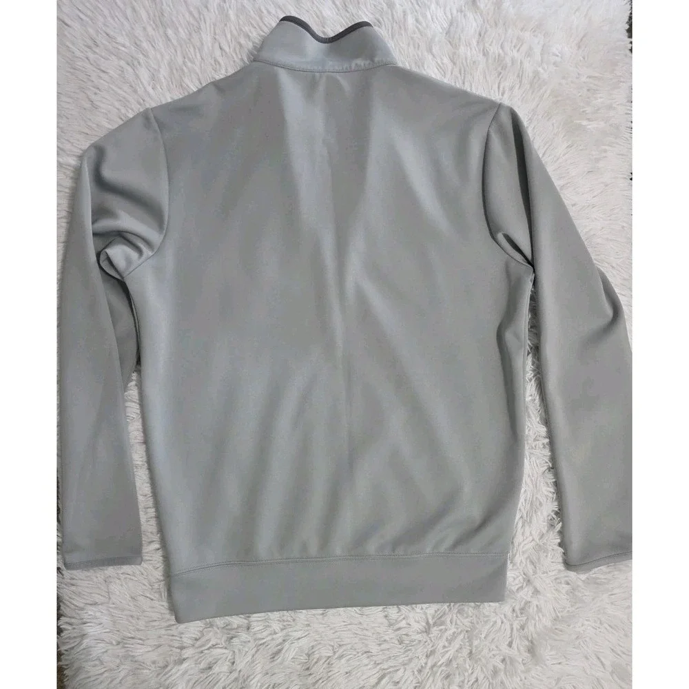 Antigua Gray Casual Beverly Hills Country Club Logo Quarter-Zip Top‎ Size Medium